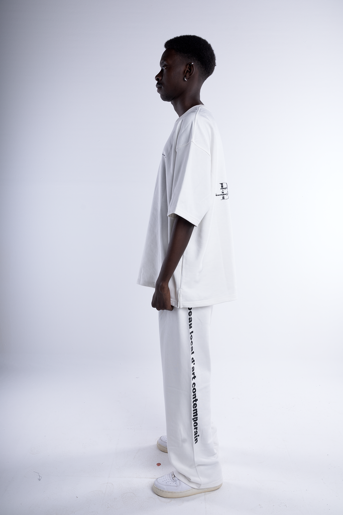 Side Statement II Straight Leg Sweatpants - White