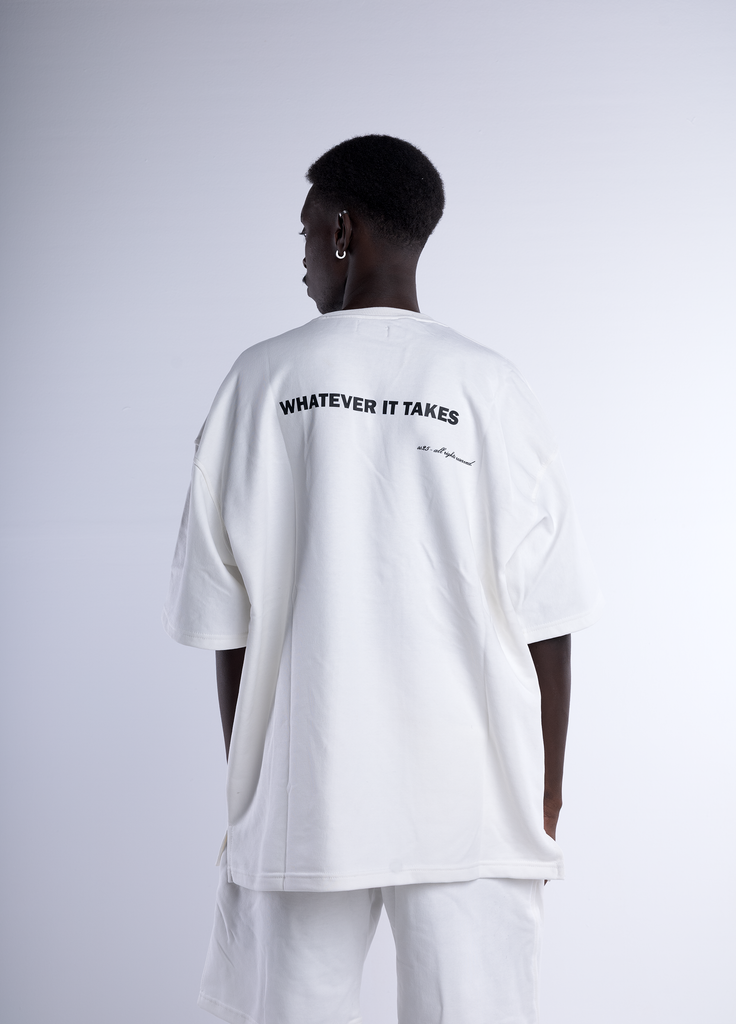 Persistence Heavyweight Oversized T-Shirt - White